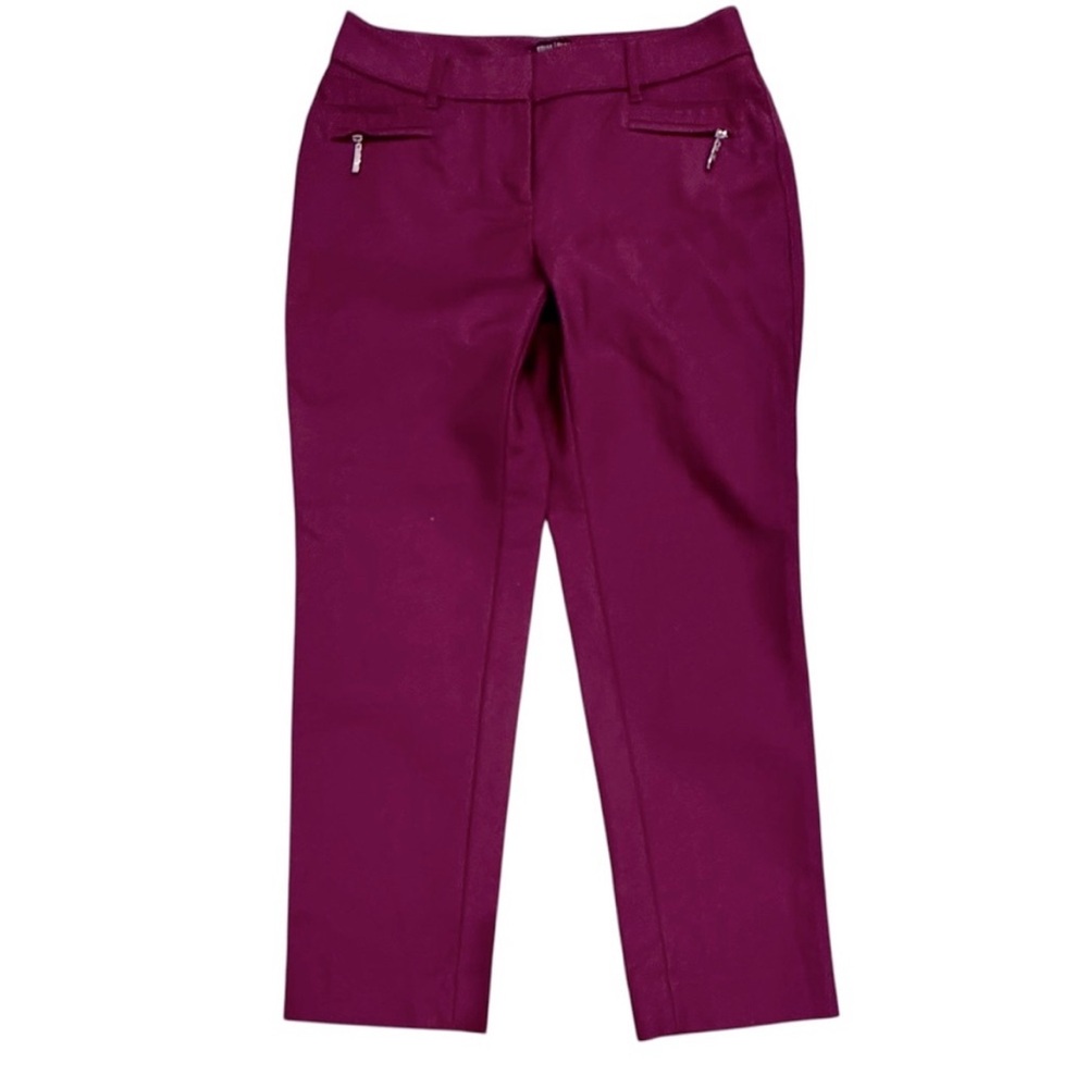 WHBM PerfectForm Ankle Pants in Merlot - 6R